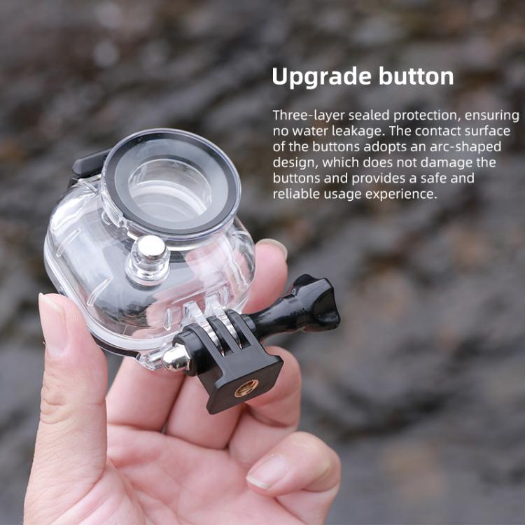For Insta360 GO Ultra 50m Waterproof Shell, Body Diving Case, Body Charging Case Diving Case