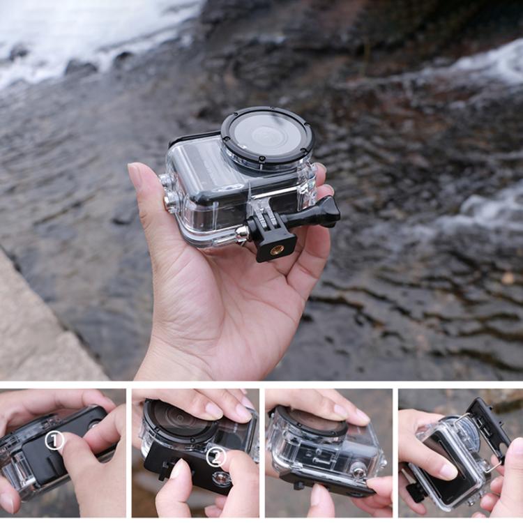 For Insta360 GO Ultra 50m Waterproof Shell, Body Diving Case, Body Charging Case Diving Case
