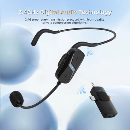 Yanmai GF13 2.4G Wireless Headset Noise Reduction Microphone