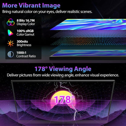 P161Q10G 16.1 inch 2.5K Portable Monitor 144Hz Extended Screen, 16.1 inch 2.5K 144Hz