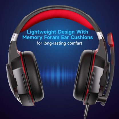 KOTION EACH G2000 Wired Game Headphones with LED Light