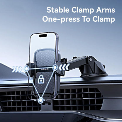 USAMS ZJ086 Car Vacuum Suction Cup Center Console Phone Holder, ZJ086