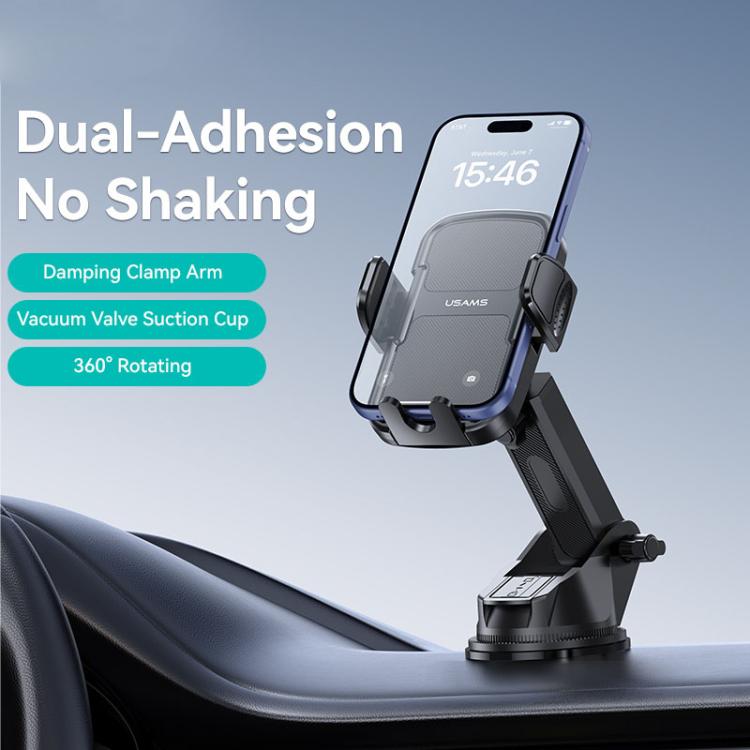 USAMS ZJ086 Car Vacuum Suction Cup Center Console Phone Holder, ZJ086