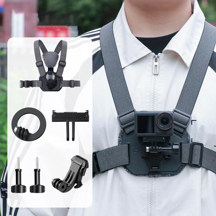 Vest-style Photography Chest Strap Body Mount Belt with Mount & Screw, 5 in 1, 6 in 1 Magnetic Base, 5 in 1 Magnetic Ring Base, 6 in 1 Magnetic Ring Base