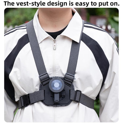 Vest-style Photography Chest Strap Body Mount Belt with Mount & Screw, 5 in 1, 6 in 1 Magnetic Base, 5 in 1 Magnetic Ring Base, 6 in 1 Magnetic Ring Base