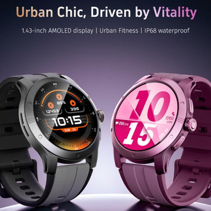 GR5 1.43 inch AMOLED Screen Urban Fitness Smart Watch IP68 Support Heart Rate Monitoring
