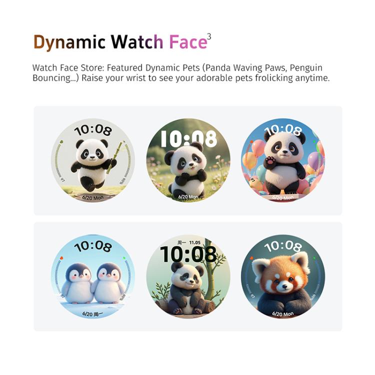GR5 1.43 inch AMOLED Screen Urban Fitness Smart Watch IP68 Support Heart Rate Monitoring