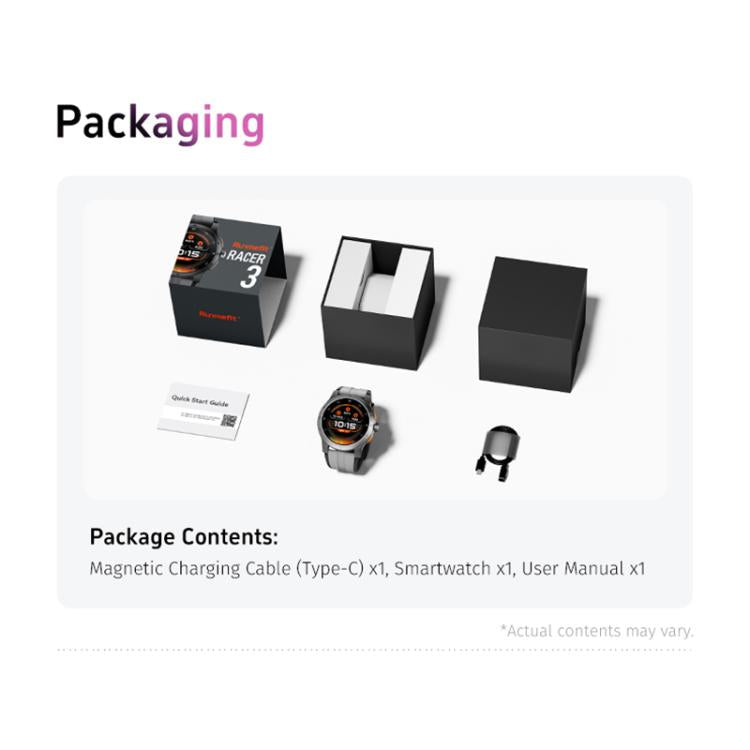 GR5 1.43 inch AMOLED Screen Urban Fitness Smart Watch IP68 Support Heart Rate Monitoring