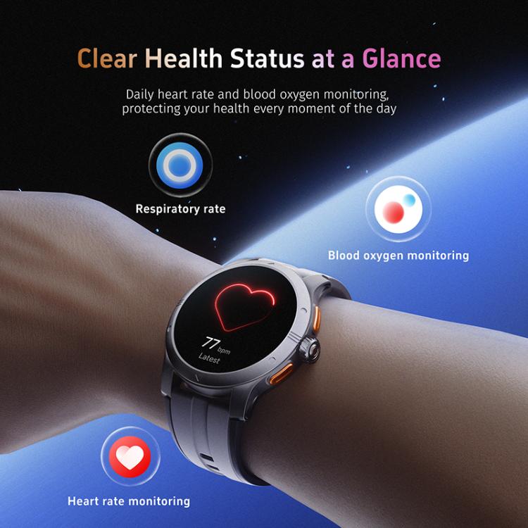 GR5 1.43 inch AMOLED Screen Urban Fitness Smart Watch IP68 Support Heart Rate Monitoring
