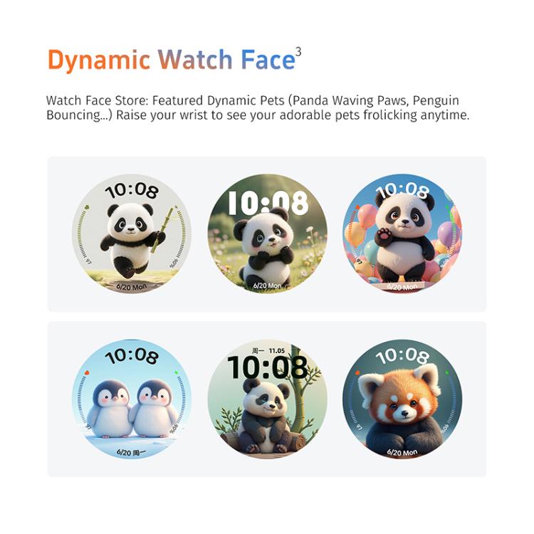 GR6 1.43 inch AMOLED Screen Urban Runner Smart Watch IP68 Support Heart Rate Monitoring