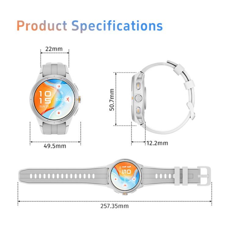 GR6 1.43 inch AMOLED Screen Urban Runner Smart Watch IP68 Support Heart Rate Monitoring