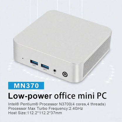MN370 Windows 10 Low-power Home Office Mini PC, 8GB + 128GB, Intel Pentium N3700 Quad Core Processor, EU Plug, US Plug, UK Plug, AU Plug