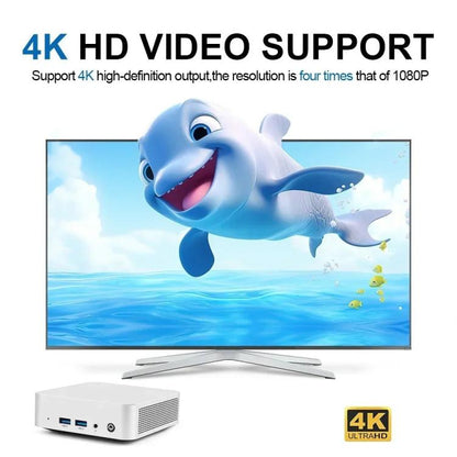 MN370 Windows 10 Low-power Home Office Mini PC, 8GB + 128GB, Intel Pentium N3700 Quad Core Processor, EU Plug, US Plug, UK Plug, AU Plug