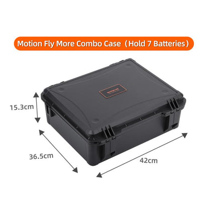 For DJI Neo 2 Sunnylife Hard Travel Shell Waterproof Shock-proof Box, Motion Fly More Combo, Fly More Combo