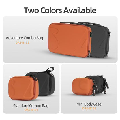 For DJI Osmo Action 6 / 5 Pro / 4 / 3 Sunnylife Portable Carrying Storage Box, Mini Body Bag, Standard Combo Bag, Adventure Combo Bag