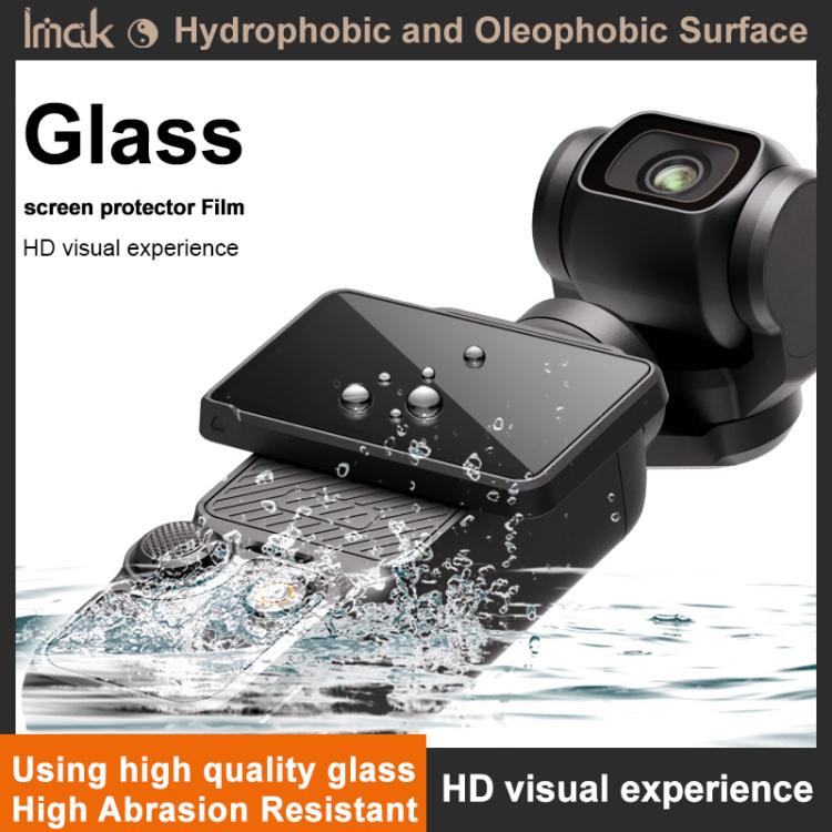 imak Tempered Glass Film with Camera Lens Film, For DJI Osmo Pocket 4, For DJI Osmo Action 6