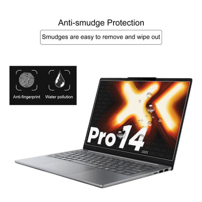 2pcs 9H Privacy Anti-Blue Light Tempered Glass Film, For Lenovo XiaoXin Pro 14 2025