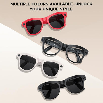 M01S 5MP Smart AI Camera Glasses Supports Voice Calls, Video Recording, WiFi Transmission