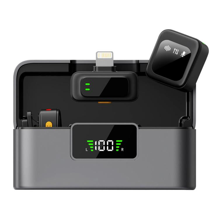 Q18 2 in 1 Lavalier Wireless Microphone, Type-C Plug, 8 Pin Plug