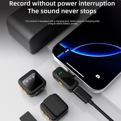 Q18 2 in 1 Lavalier Wireless Microphone, Type-C Plug, 8 Pin Plug