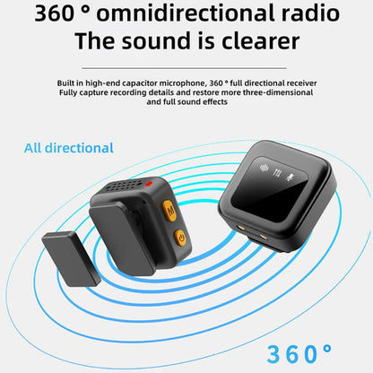 Q18 2 in 1 Lavalier Wireless Microphone, Type-C Plug, 8 Pin Plug