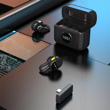 Q28 2 in 1 Lavalier Wireless Noise Cancellation Microphone, Type-C Plug, 8 Pin Plug