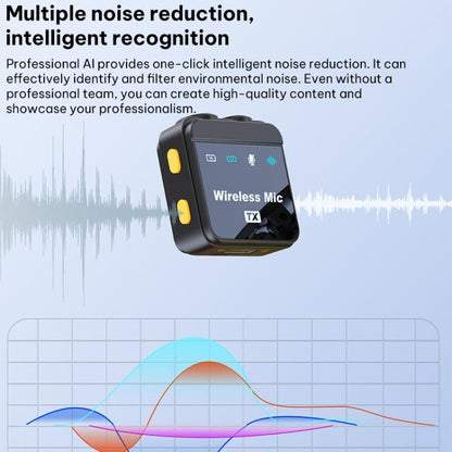 Q9 2 in 1 Lavalier Wireless ENC Microphone, Type-C Plug, 8 Pin Plug
