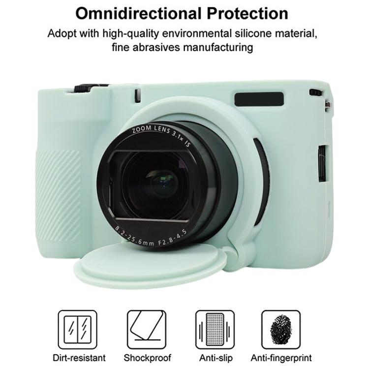 Glossy Soft Silicone Protective Cover, For Canon PowerShot V1