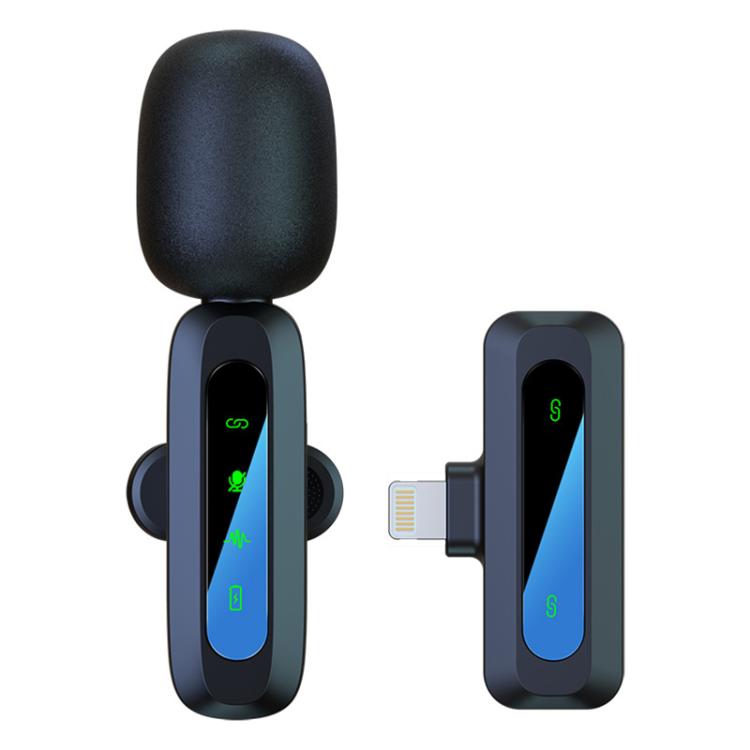 J3 Lavalier Wireless Microphone Noise Reduction Mini Mic, 1 Mic + Type-C Plug, 1 Mic + 8 Pin Plug