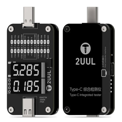 2UUL PW32 Type-C Port Comprehensive Diagnostic Tester with Real-Time Charging Detection, 2UUL PW32