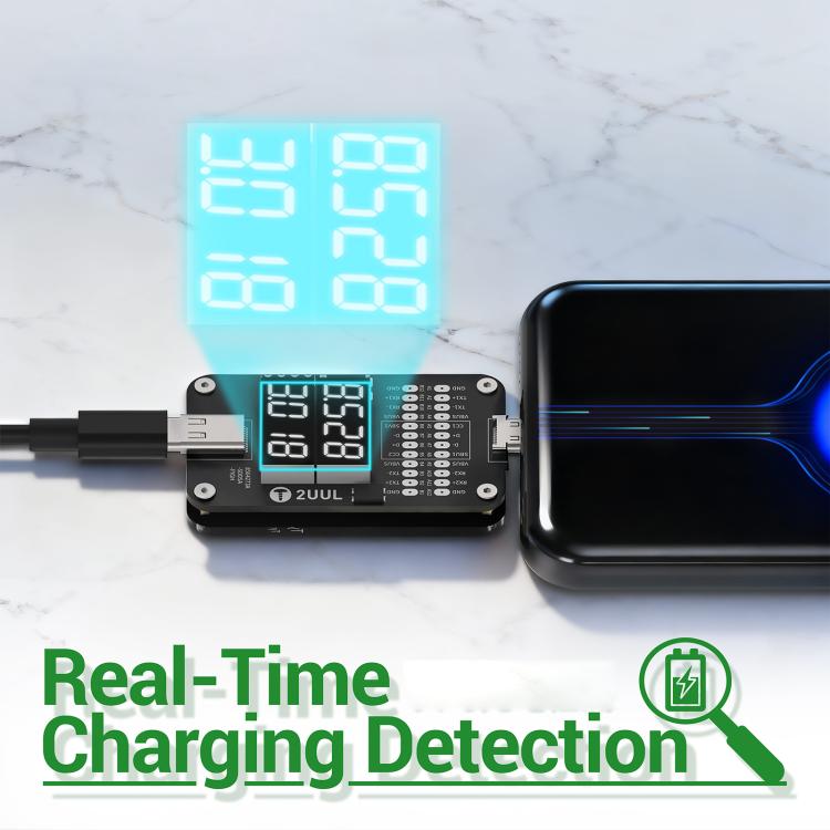 2UUL PW32 Type-C Port Comprehensive Diagnostic Tester with Real-Time Charging Detection, 2UUL PW32