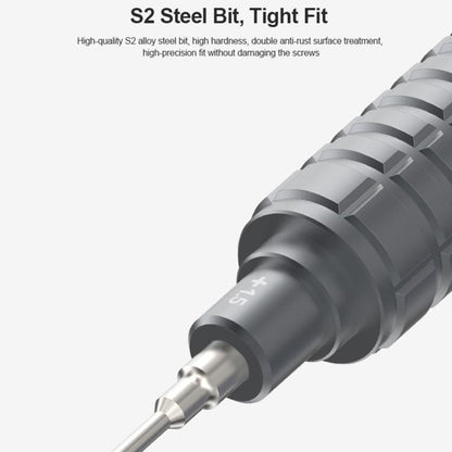 RELIFE RL-730 Steel Cannon King Classic Series Aluminum Alloy Screwdriver, Star 0.8, Phillips 1.5, Phillips 2.5, Y 0.6, Torx T1