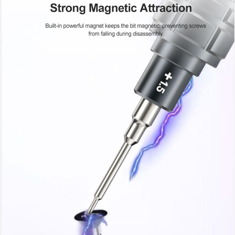RELIFE RL-730 Steel Cannon King Classic Series Aluminum Alloy Screwdriver, Star 0.8, Phillips 1.5, Phillips 2.5, Y 0.6, Torx T1