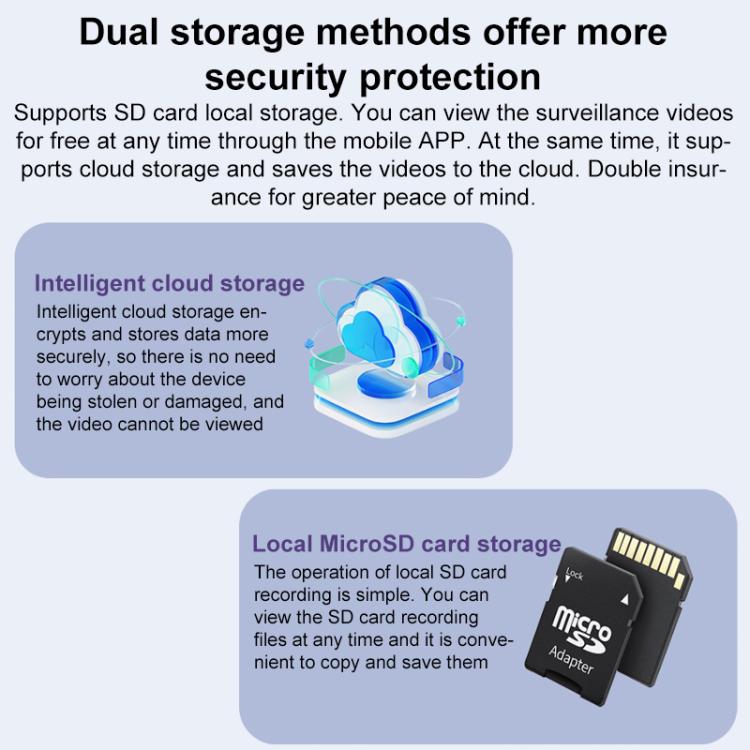 1080P HD Compact WiFi Camera Support Infrared Night Vision / Two-way Voice Intercom, Compact