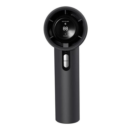 100-gear High Speed Handheld Fan Bladeless Mini Digital Display Small Fan, 1800mAh, 3000mAh