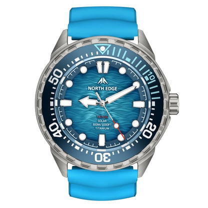 NORTH EDGE TRITON-TI Titanium Alloy Solar-powered Professional Outdoor Dive Watch