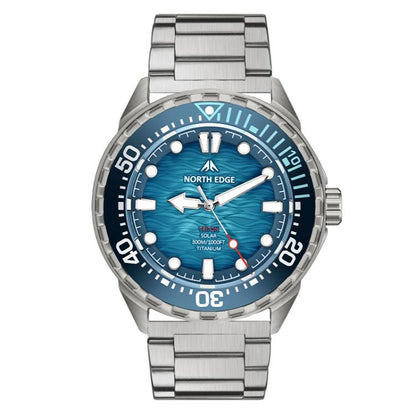 NORTH EDGE TRITON-TI Titanium Alloy Solar-powered Professional Outdoor Dive Watch
