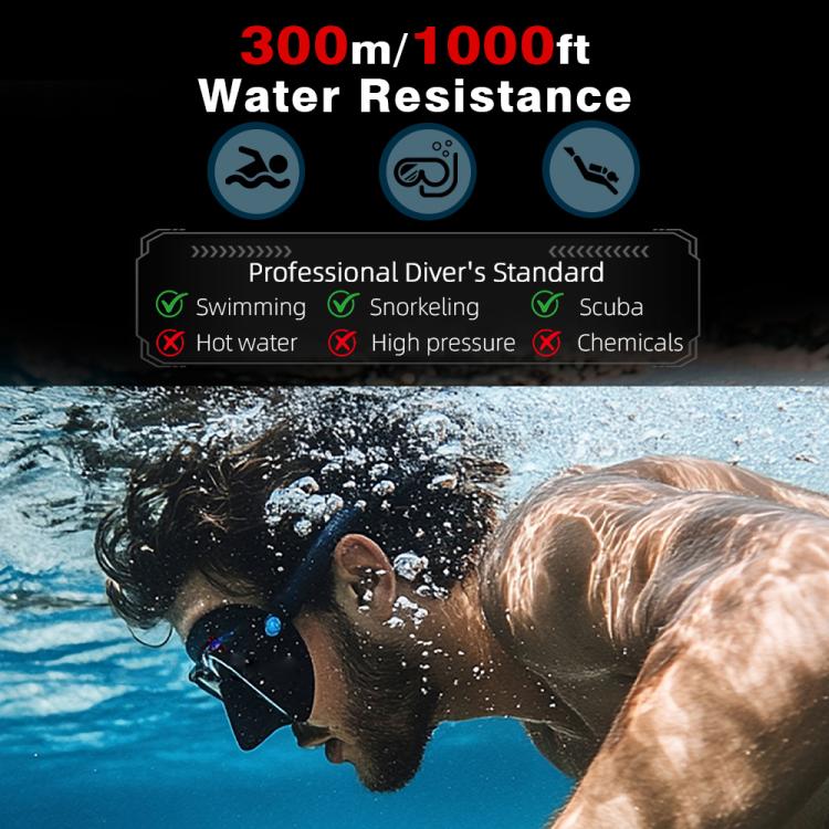 NORTH EDGE TRITON-TI Titanium Alloy Solar-powered Professional Outdoor Dive Watch