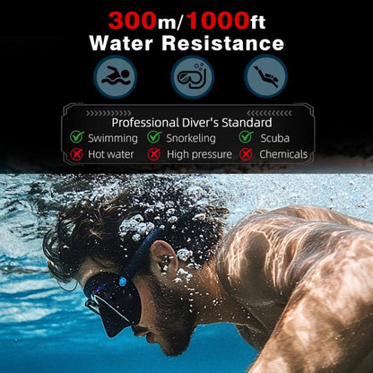 NORTH EDGE TRITON-TI Titanium Alloy Solar-powered Professional Outdoor Dive Watch