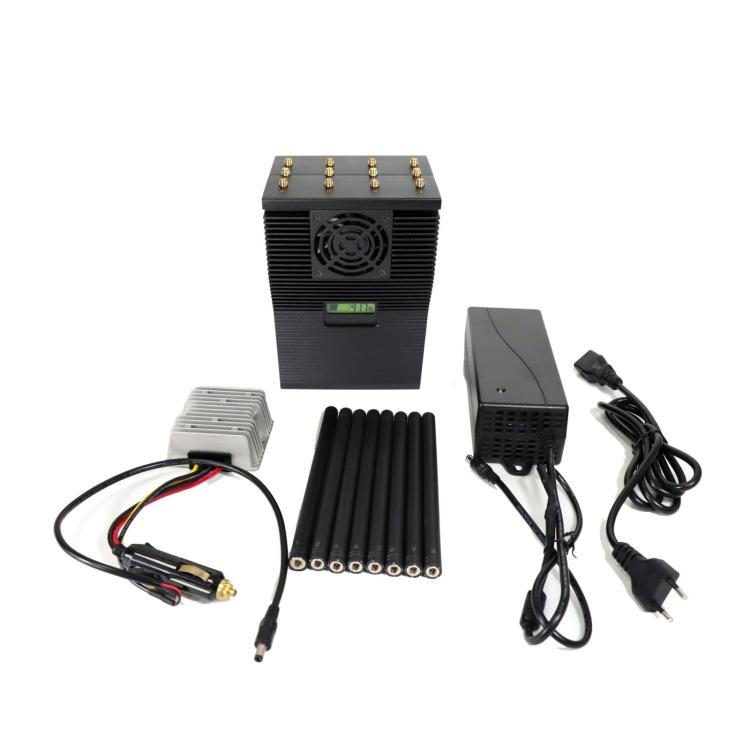 J12 Full Bands Phone Signal Jammer 5G / 4G / 3G / 2G / WiFi 2.4G / 5G / GPS / LOJACK, US Plug, UK Plug, AU Plug, EU Plug