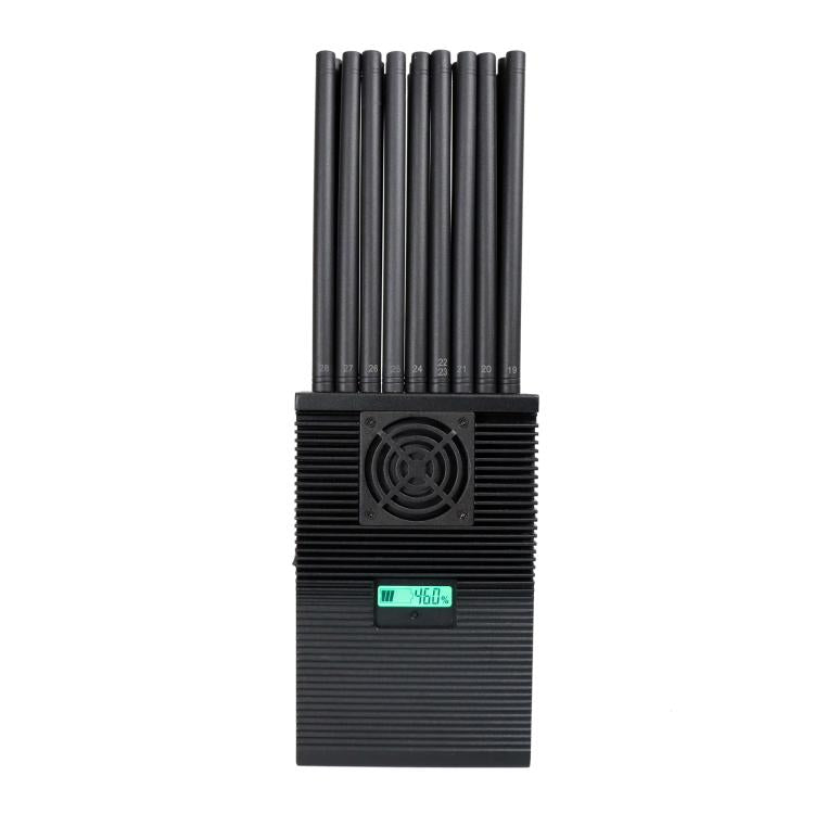 J28 Full Bands Phone Signal Jammer 5G / 4G / 3G / 2G / WiFi 2.4G / 5G / GPSL1-L5 UHF / VHF, US Plug, UK Plug, AU Plug, EU Plug