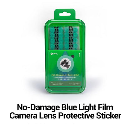 2UUL DA33 500pcs/box No-Damage Blue Light Film Camera Lens Protective Sticker
