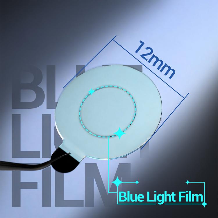 2UUL DA33 500pcs/box No-Damage Blue Light Film Camera Lens Protective Sticker