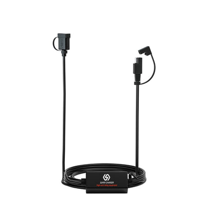 WUPP CS-1186B1 Motorcycle SAE Single USB Port Fast Charging Charger, CS-1186B1