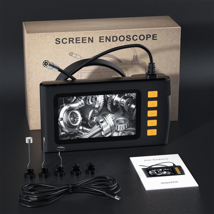 P210 4.3 inch HD Endoscope with Screen, 8mm Single Lens / 2m, 8mm Single Lens / 5m, 8mm Single Lens / 10m, 5.5mm Single Lens / 2m, 5.5mm Single Lens / 5m, 5.5mm Single Lens / 10m, 8mm Dual Lens / 2m, 8mm Dual Lens / 5m, 8mm Dual Lens / 10m