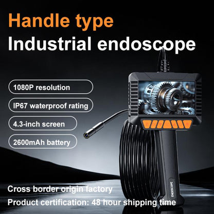 P270 4.3 inch HD Screen Industrial Endoscope, 8mm Single Lens / 2m, 8mm Single Lens / 5m, 8mm Single Lens / 10m