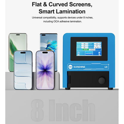SUNSHINE L5 8 inch Smart Mini LCD Screen Laminator, US Plug, EU Plug