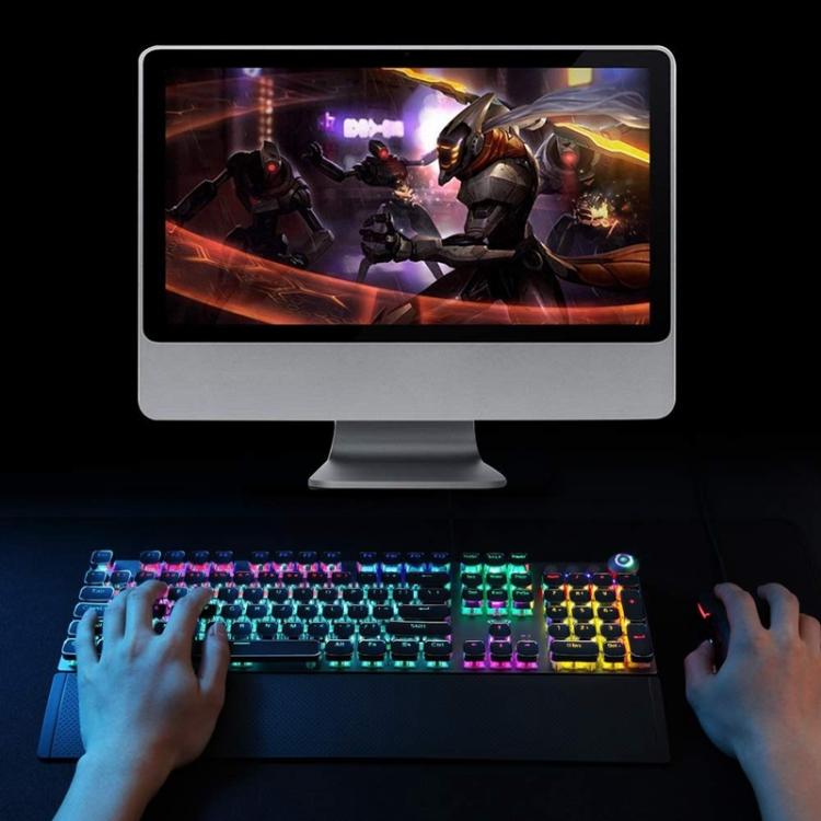 AULA F2088 104 Keys Wired Steampunk Retro Gaming Mechanical Keyboard, White Blue Switch, Pink Blue Switch, Black Blue Switch