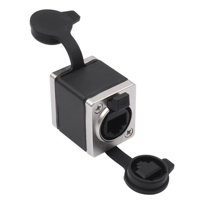 KNZ63YS RJ45 Network Cable Female to Female Short Adapter with Locking Function, KNZ63YS