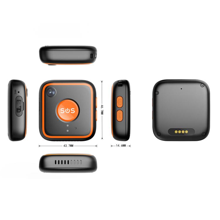 V28C 4G SOS GPS Pendant Location Tracker, A for Asia/Europe/Africa/Australia, B for North/South America